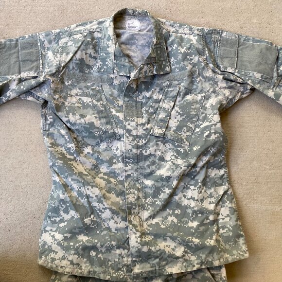 USGI ACU Blouse & Trousers SMALL-LONG Top & Bottom US Army Combat Coat Pants - Picture 4 of 9